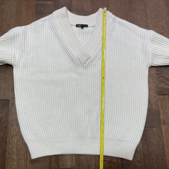Maje Ribbed Knit V Neck Sweater sz S - Picture 12 of 15